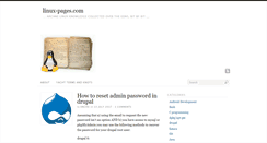 Desktop Screenshot of linux-pages.com